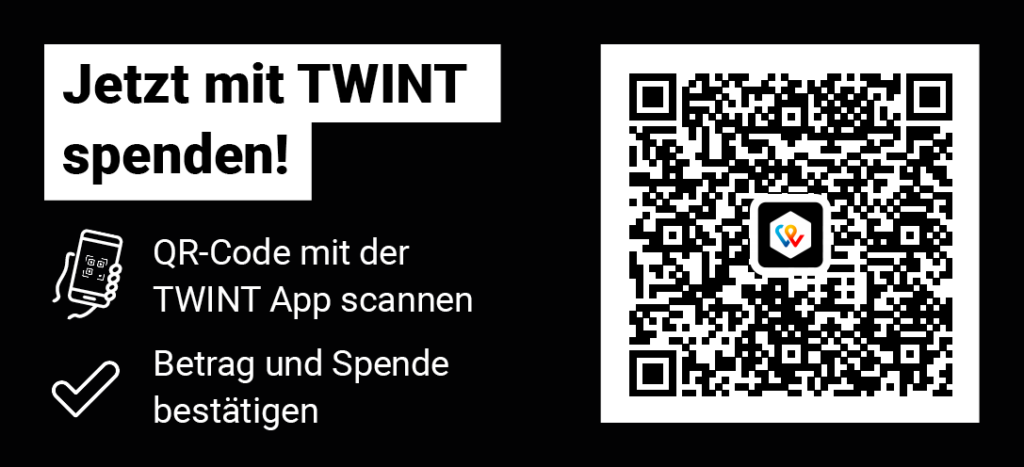 TWINT Spende für die Stadtmusik Dübendorf